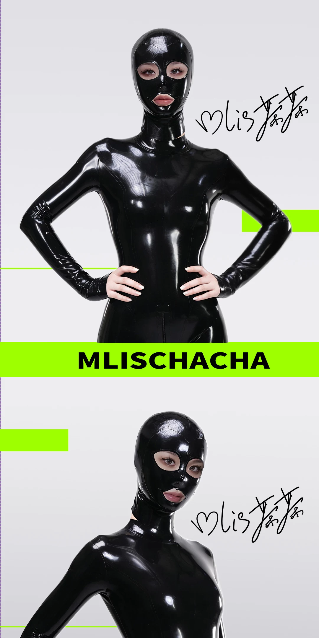 Custom Latex Hood - Full Coverage