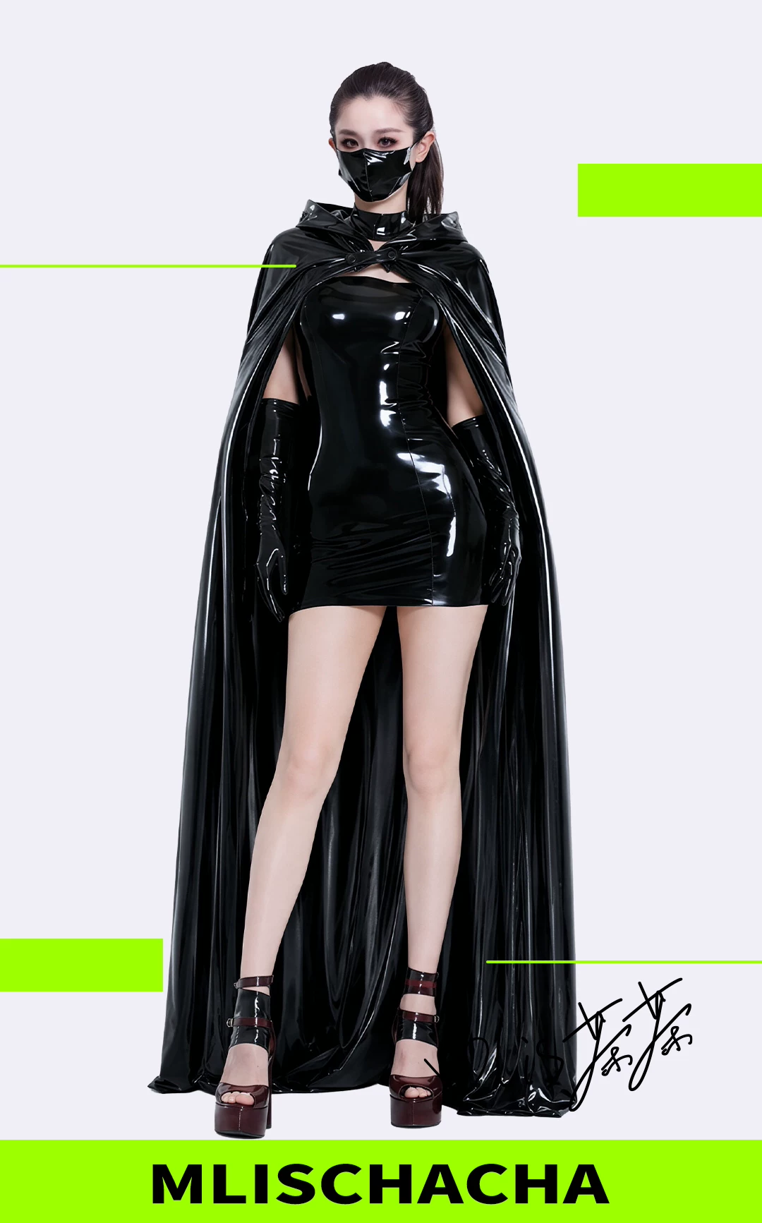 Custom Latex Cape - Fashion Cosplay