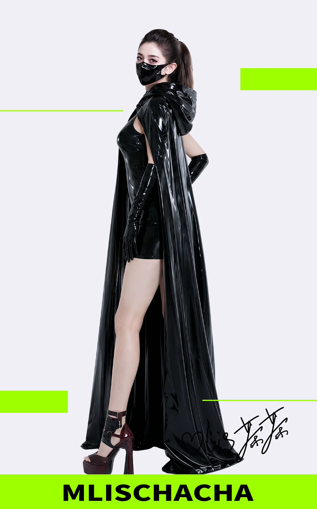 Custom Latex Cape - Fashion Cosplay