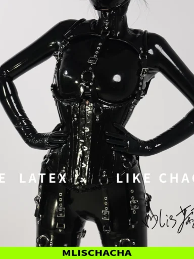 Latex Heavy Bondage Set - Neck/Waist/Leg