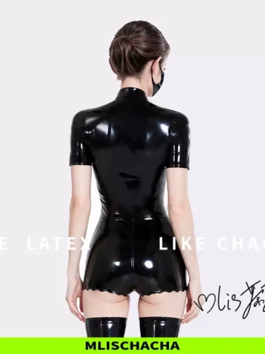 Latex Casual Two-Piece Set - Fashion