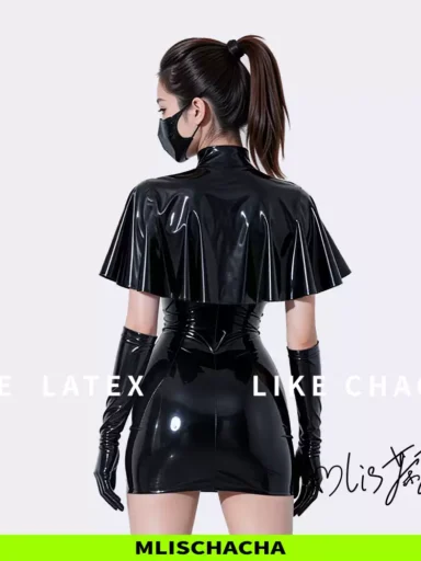 Custom Latex Shoulder Cape - Fashion Cosplay