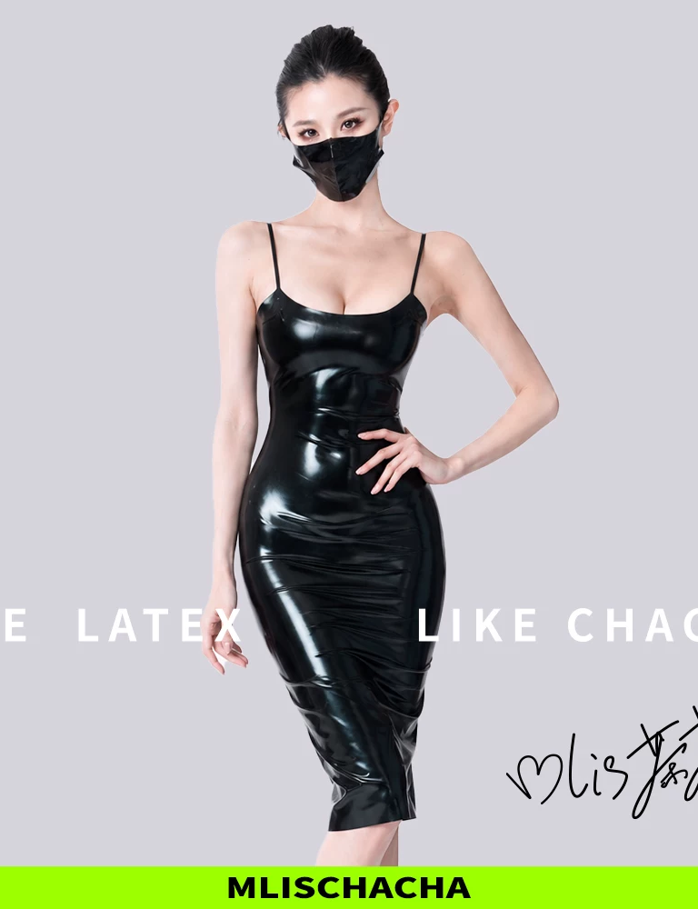 Bespoke Latex Slip Dress