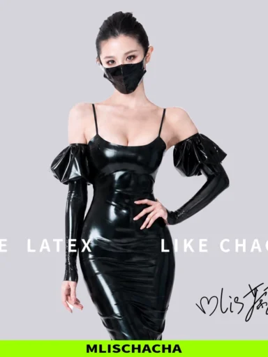 Custom Latex Puff Sleeve Covers - Fashion