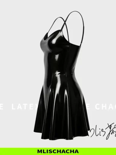 Custom Latex Slip Dress - Wireless - Fashion
