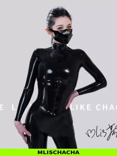 Custom Latex Comfort Steel-Boned Corset - Full Accessory