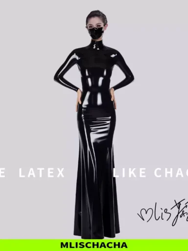 Custom Latex Gown - Fashion Cosplay
