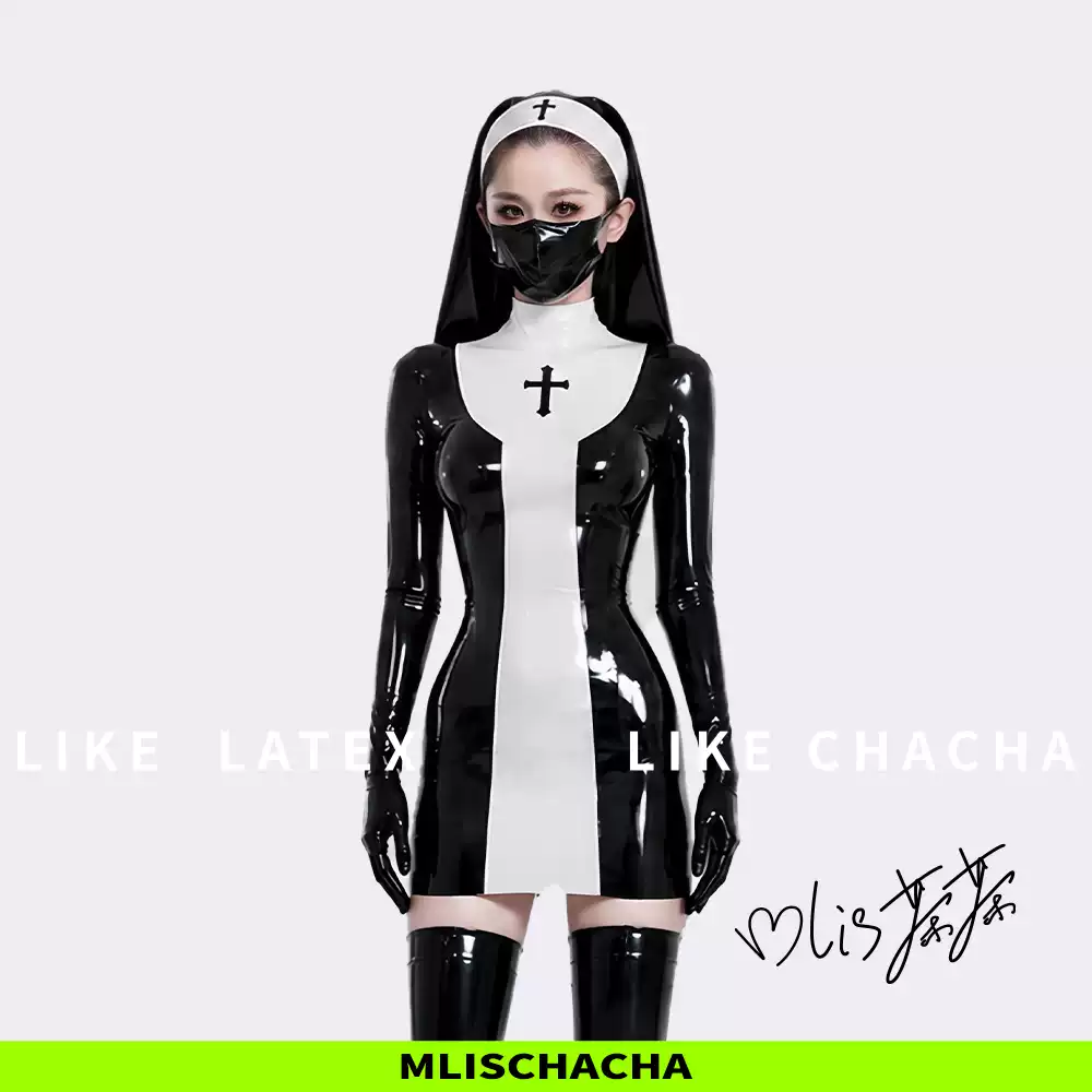 Custom Latex Nun Dress - Long/Short Style