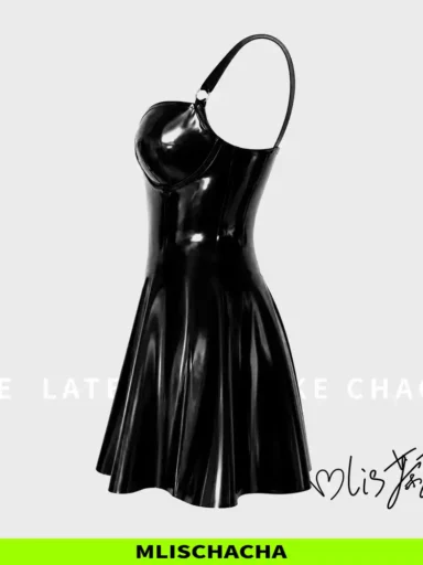 Custom Latex Underwire Slip Dress - Fashion