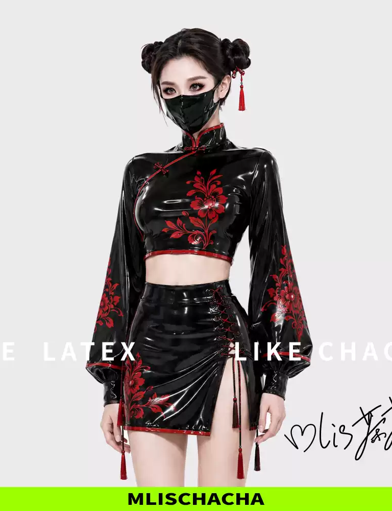Custom Latex Modern Qipao