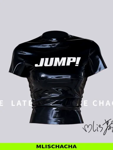 Custom Latex T-Shirt - Blackpink "Jump" Replica