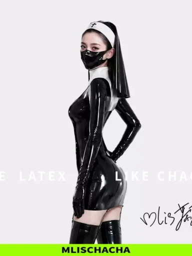 Custom Latex Nun Dress - Long/Short Style