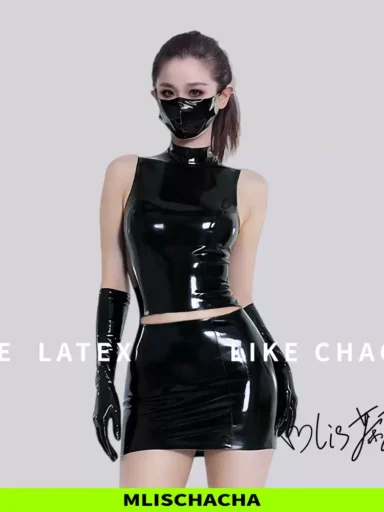 Custom Latex Sleeveless Top - Fashion