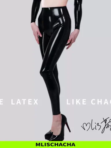 Custom Latex Yoga Pants - Fashion