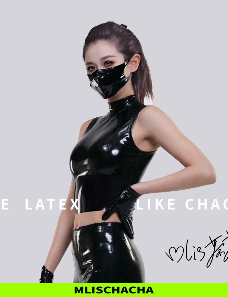 Custom Latex Sleeveless Top