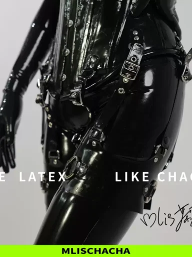 Latex Heavy Bondage Set - Neck/Waist/Leg