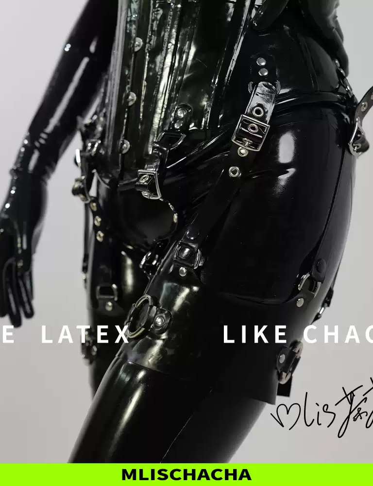 Latex Heavy Bondage Set - Neck/Waist/Leg