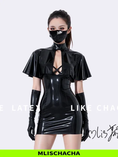 Custom Latex Shoulder Cape - Fashion Cosplay