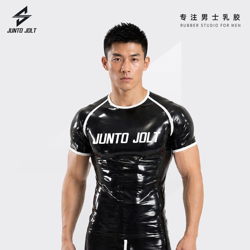 Bespoke Latex Raglan T-Shirt - JUNTO JOLT