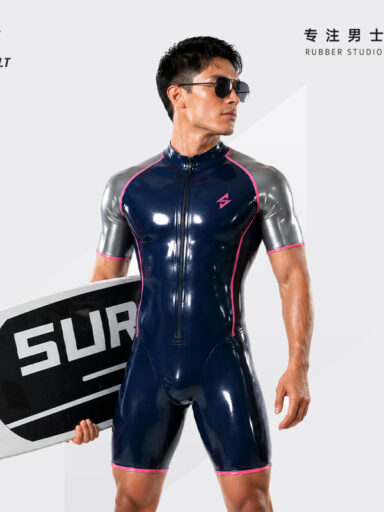 Bespoke Latex Surf Suit - JUNTO JOLT