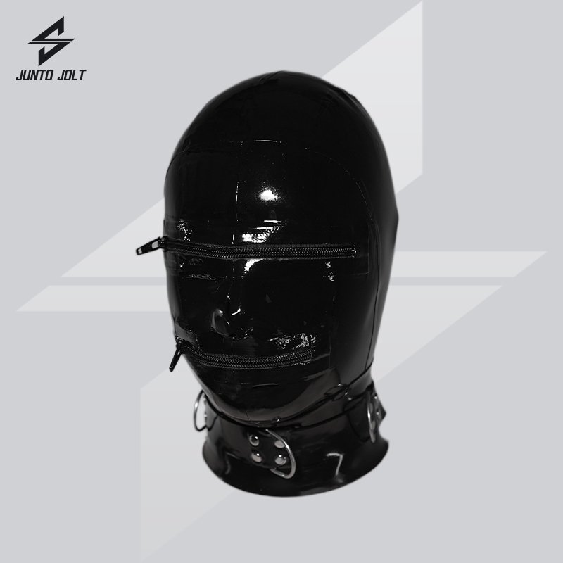 Bespoke Latex Hood with Zipper Mask - JUNTO JOLT