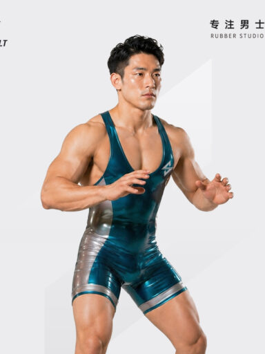 Bespoke Latex Wrestling Suit - JUNTO JOLT