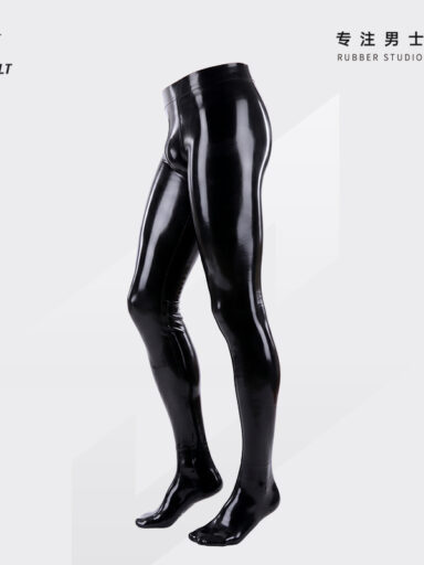 Bespoke Latex Leggings with Feet - JUNTO JOLT