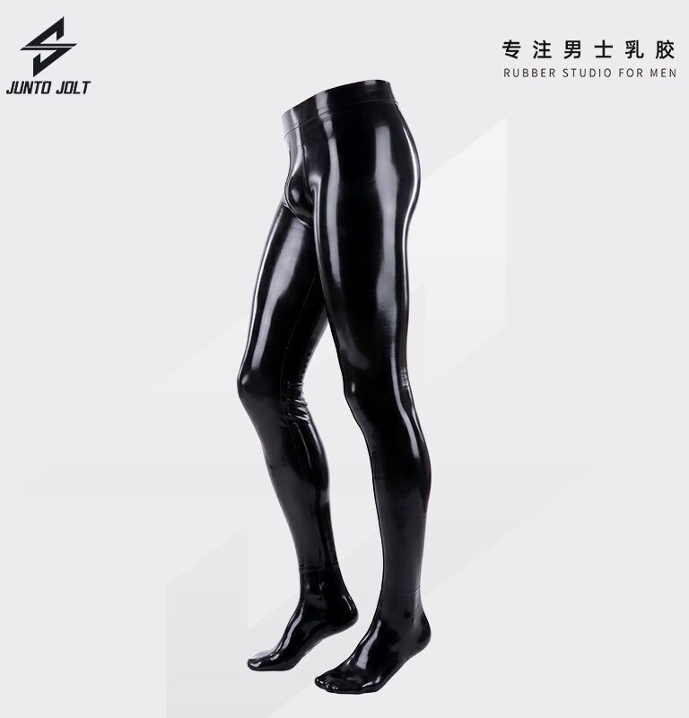 Bespoke Latex Leggings with Feet - JUNTO JOLT