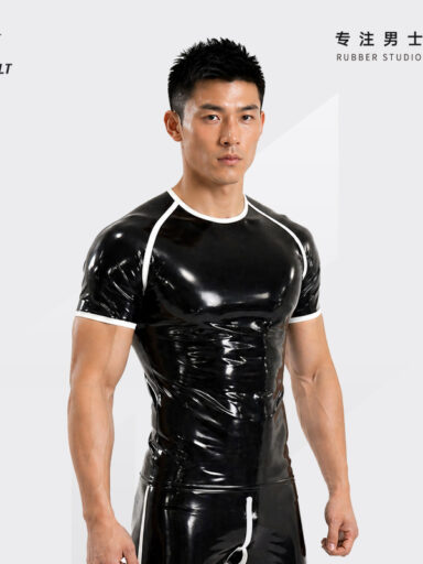 Bespoke Latex Raglan T-Shirt - JUNTO JOLT