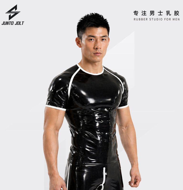 Bespoke Latex Raglan T-Shirt - JUNTO JOLT