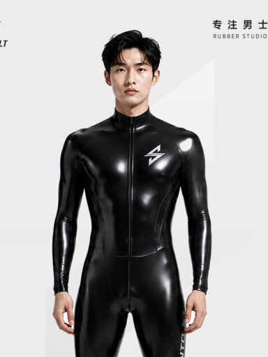 Bespoke Latex Waist Cincher Full Body Catsuit - JUNTO JOLT