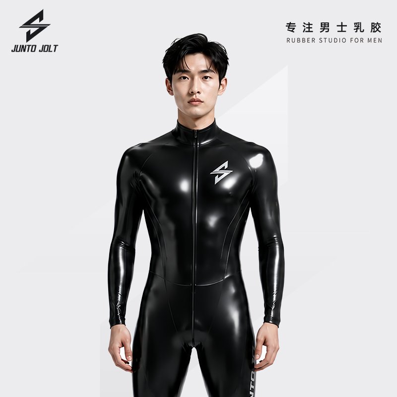 Bespoke Latex Waist Cincher Full Body Catsuit - JUNTO JOLT