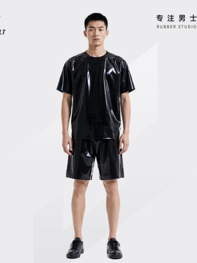 Bespoke Latex Loose T-Shirt - JUNTO JOLT