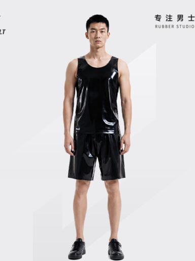 Bespoke Latex Loose Tank Top - JUNTO JOLT